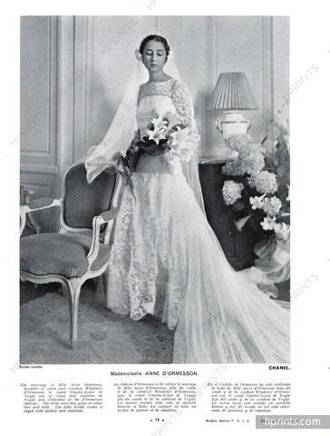 chanel couture 1934 wedding dress anne d ormesson lucien lorelle|chanel haute couture brides.